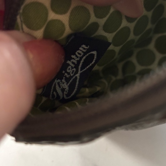 Brighton taupe and green croc print leather cc wallet - Picture 6 of 7